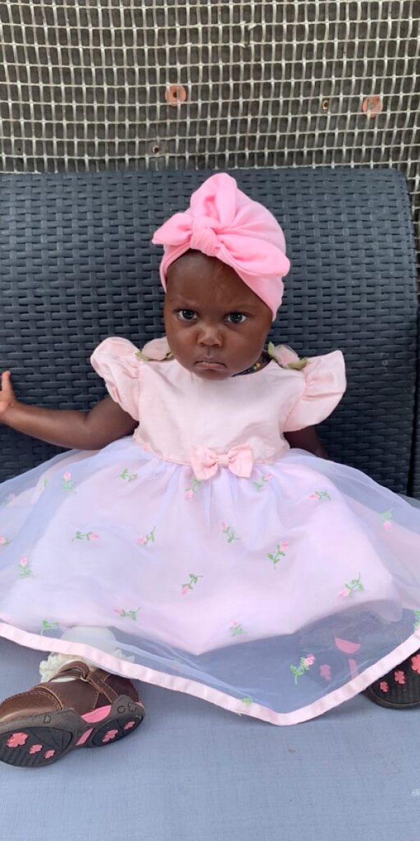 baby making grumpy face